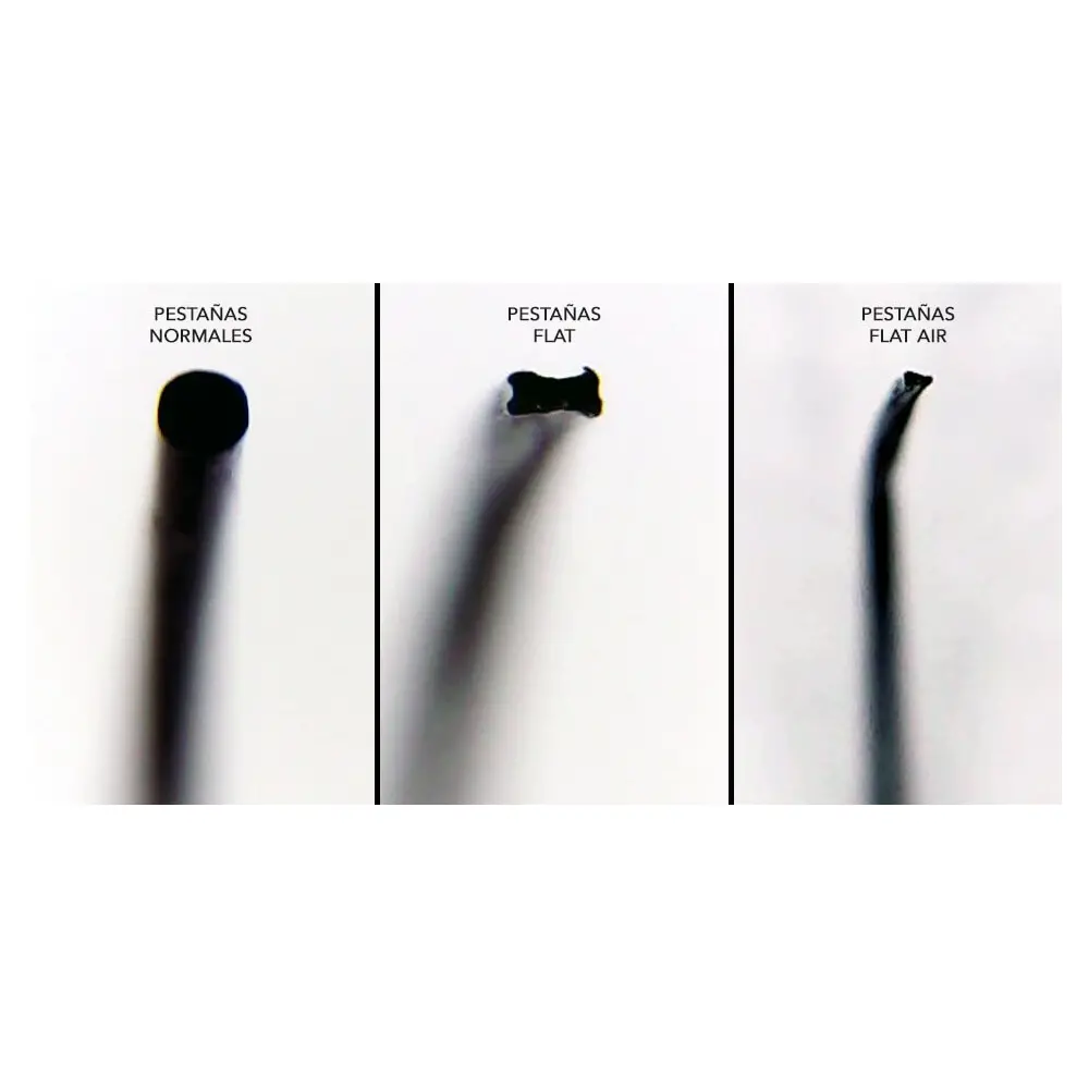 0.20 Cils Flat air plat c-courbure - 3 - Extensions cil à cil