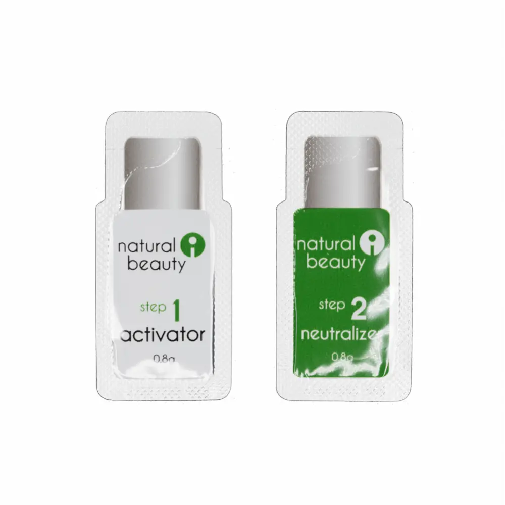 Моно доза активатор и неутрализатор за лифтинг на трепки Чекор 1 и Чекор 2 Natural Beauty - 2 - Производи за лифтинг на трепки