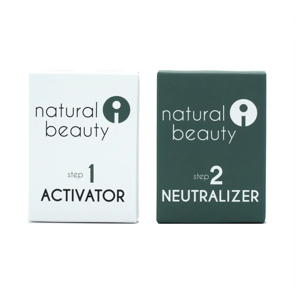 Monodoza aktivatorja in nevtralizatorja za dvig trepalnic Korak 1 in Korak 2 Natural Beauty - 1 - Izdelki za dvigovanje trepalni