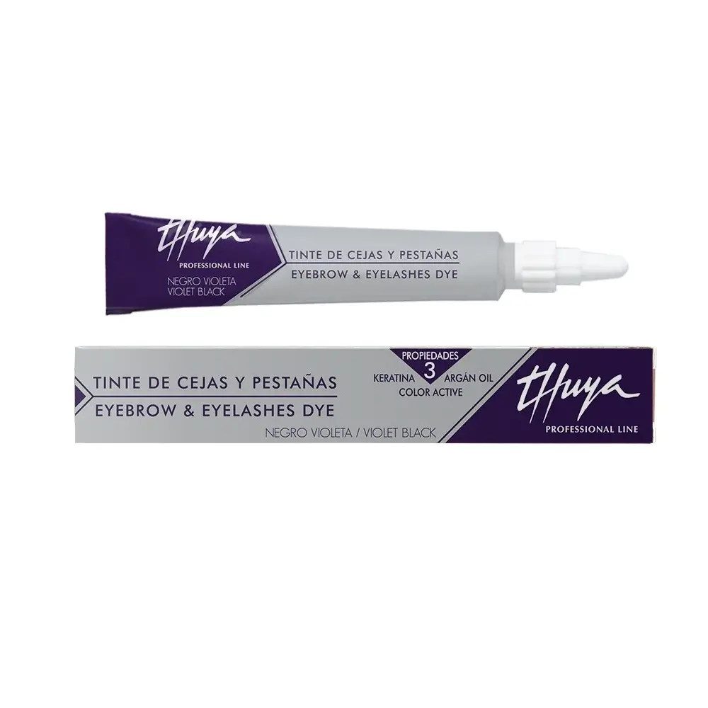 Barva za obrvi in trepalnice Črna Vijolična Thuya 14ml - 1 - Barvanje obrvi Thuya