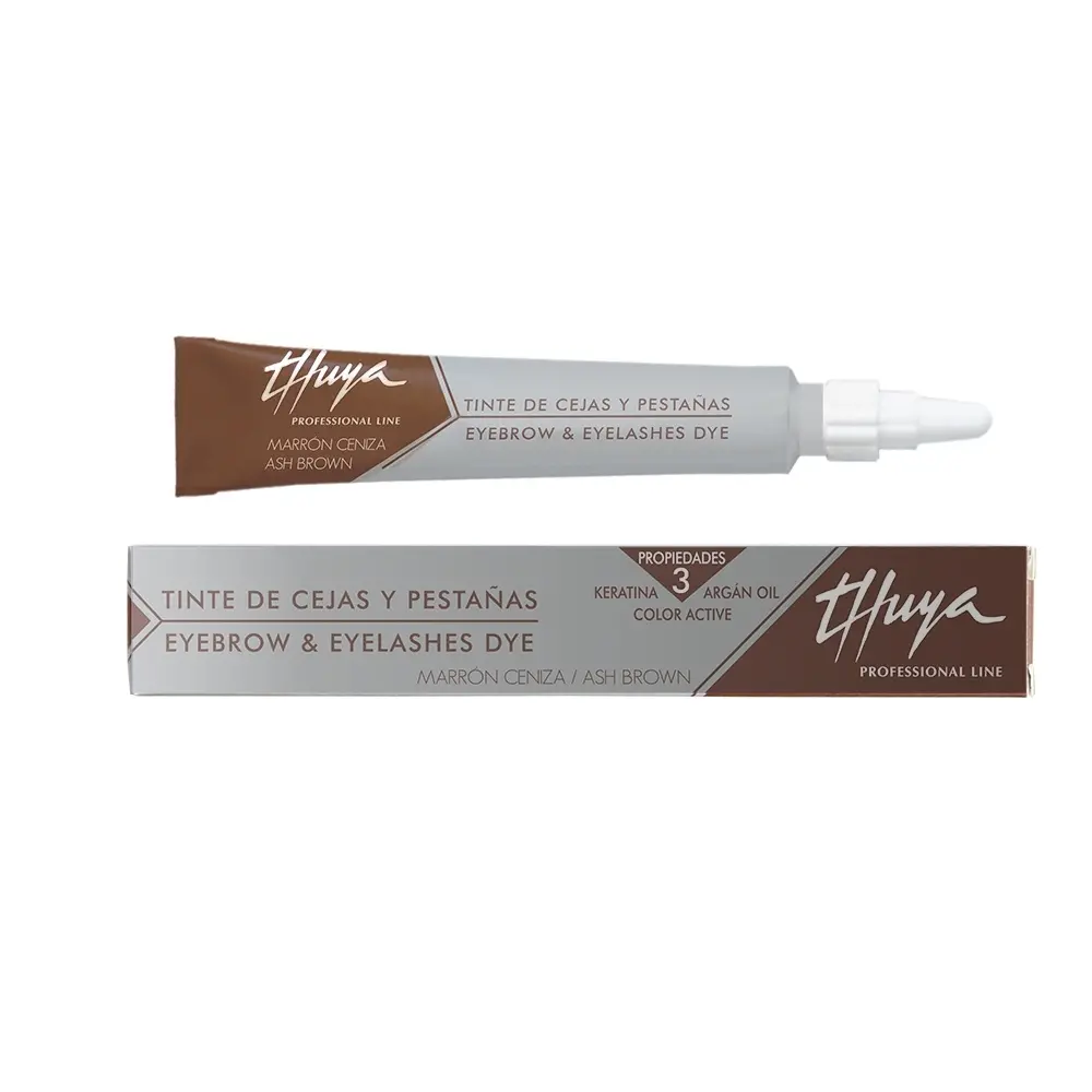 Tinta Thuya Marrom Ceniza para Sobrancelhas e Cílios 14ml - 1 - Tintura de sobrancelhas Thuya