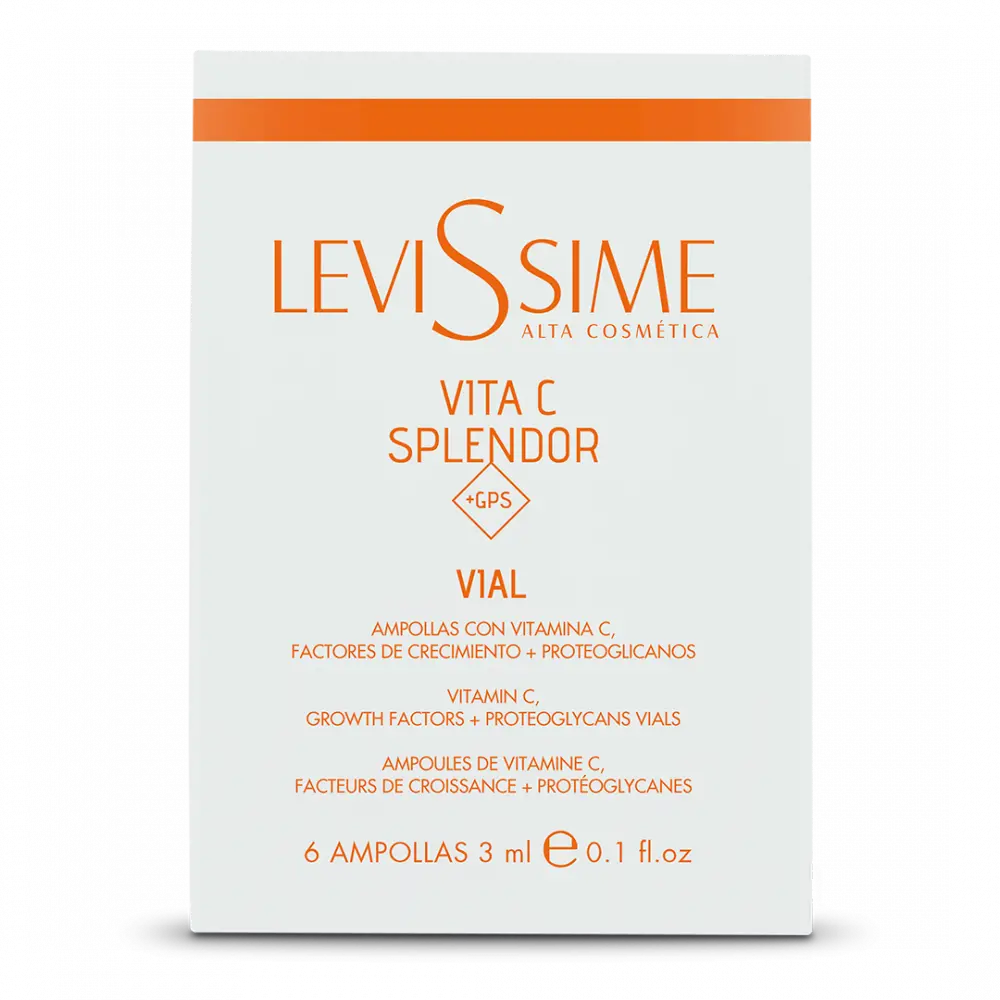 Levissime Vita C Splendor Andlitsampúlur með andoxunarefnum 6 x 3ml - 1 - Andlit