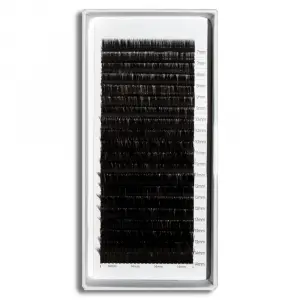0.15 extensiones de pestañas (20 filas) - 1 - Extensiones de pestañas pelo a pelo