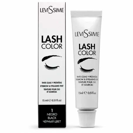 Levissime Lash Color 1 Svart 15 ml - 2 - Øyenbrynsfarge Levissime