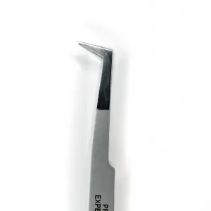 VEKI Pinza L 75° Volumen Expert V04 para extensiones de pestañas - 1 - Pinzas para pestañas