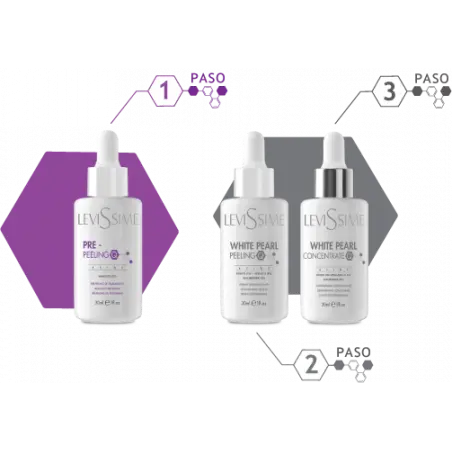 Levissime White Pearl Pack Kjemisk Peeling Q + Konsentrat - 1 - Profesjonell kosmetikk