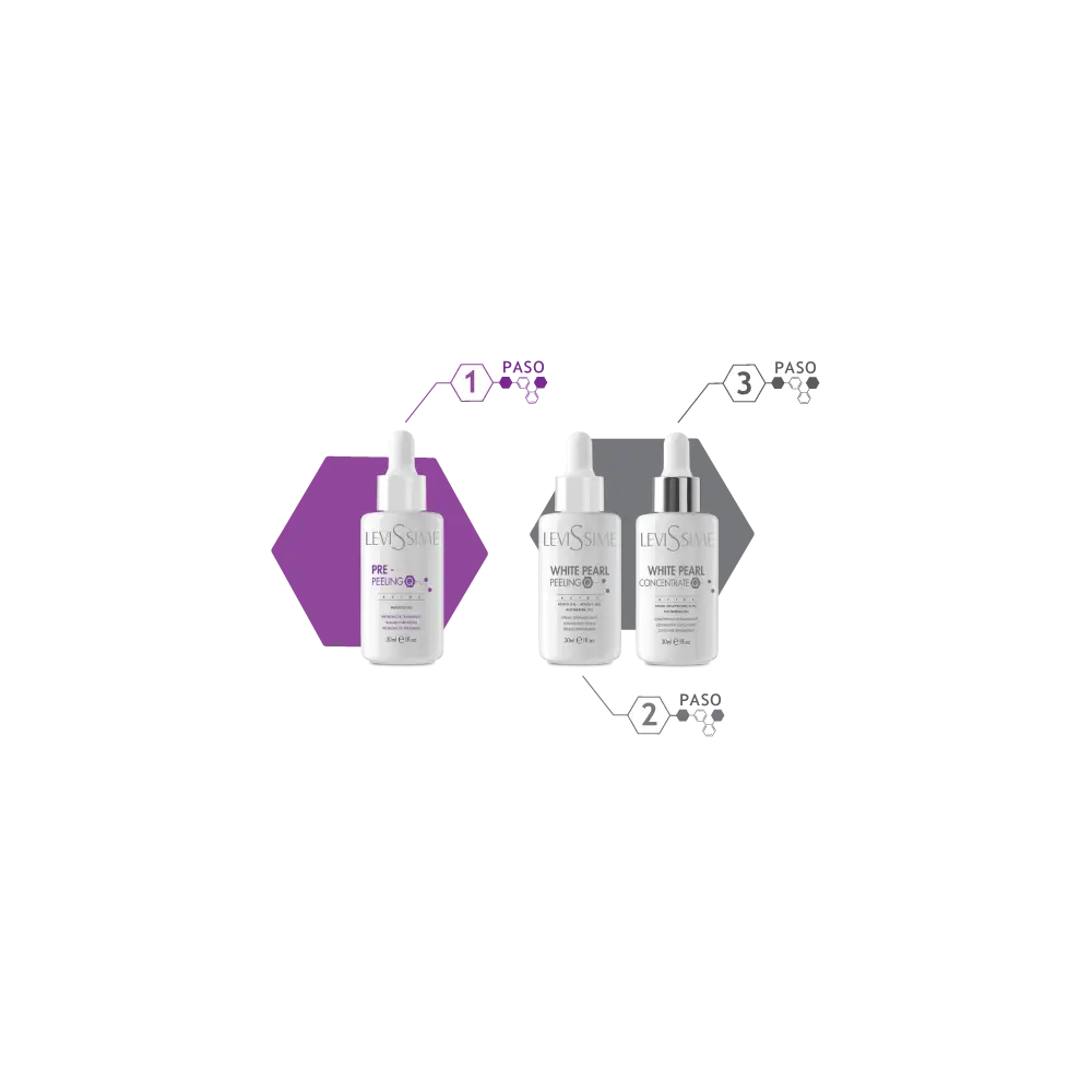 Levissime White Pearl Pack Peeling Químico Q + Concentrado - 1 - Cosmética profesional