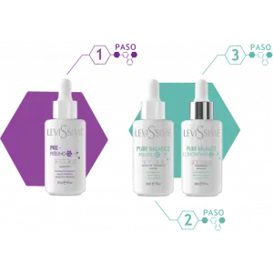 Levissime Pure Balance Pack Peeling Químico Q + Concentrado - 1 - Levissime Peeling Químico Q