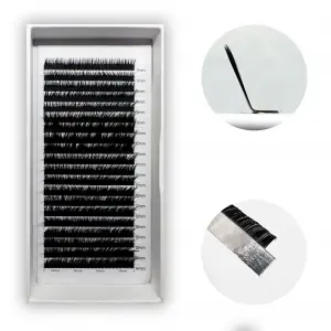 0.07 Curvatura L extensiones de pestañas (20 filas) - 1 - Extensiones de pestañas volumen