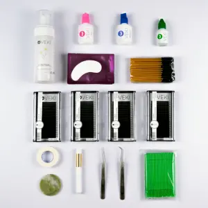 Kit for eyelash extensions classic technique VEKI