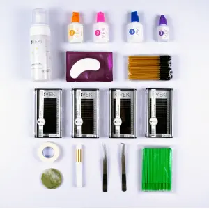 VEKI Kit para Extensiones de Pestañas de Volumen - 1 - Kits