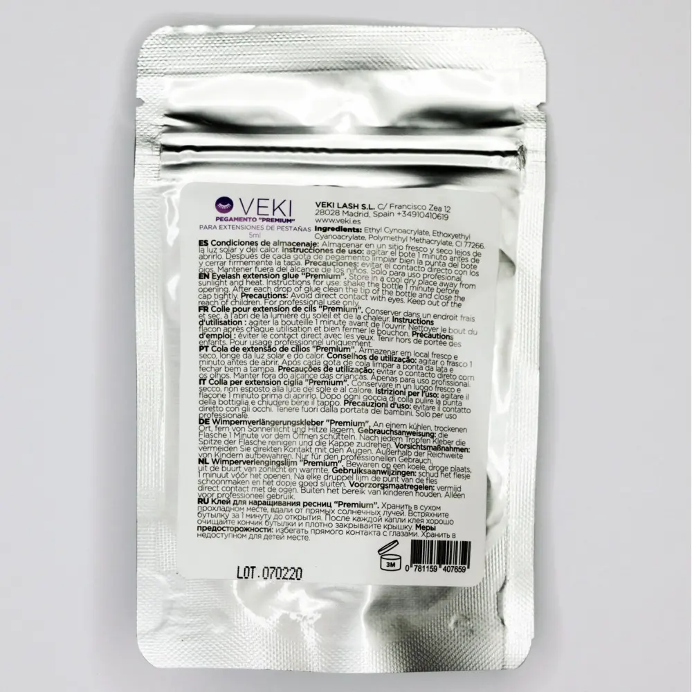 VEKI Κόλλα για Επεκτάσεις Βλεφαρίδων Premium 5ml - Προσφορά 3x2 - 4 - Κόλλες για επεκτάσεις βλεφαρίδων