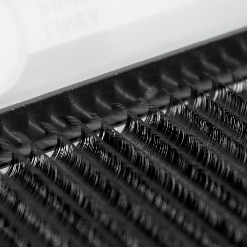 0.07 D Curl Extensions de Cils Mat Naturel (20 rangées) - 6 - Extensions de cils volume