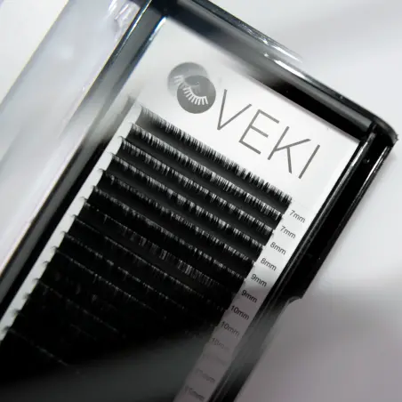 0.07 D Curl Extensions de Cils Mat Naturel (20 rangées) - 11 - Extensions de cils volume