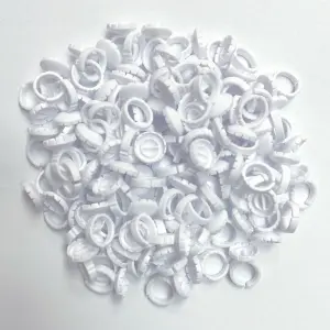 100 Anillos de pegamento para extensiones de pestañas - 1 - Desechables