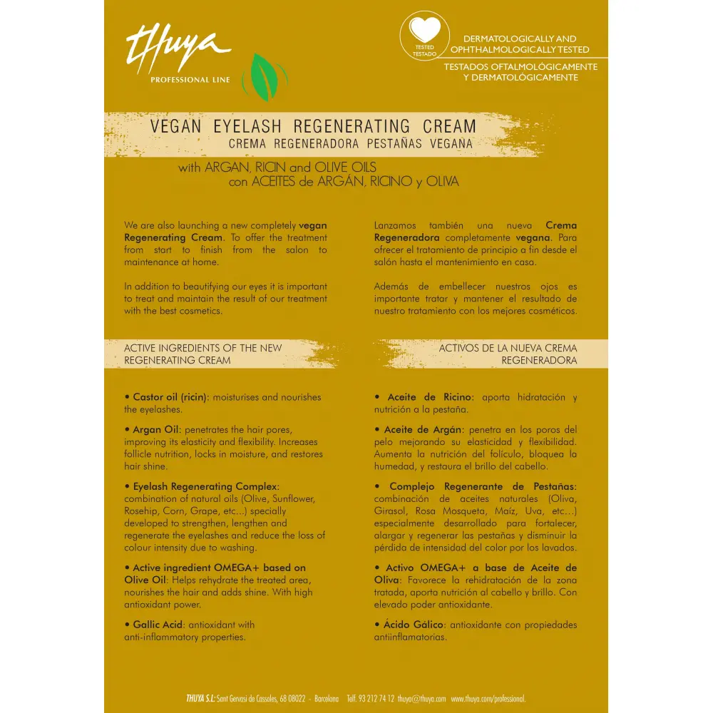 Vegánsky regeneračný krém Thuya s arganovým olejom 15 ml - 2 - Následné opatrenia