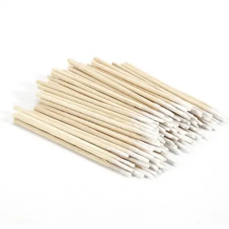 Bâtonnets en bois avec embouts de coton - 1 - Produits jetables