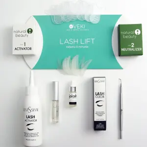 Kit lifting de pestañas con tinte + laminación Keratin Boost VEKI - 1 - Kits