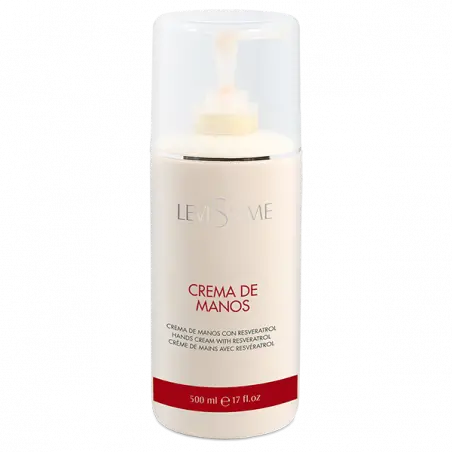 Levissime Crème pour les Mains au Resvératrol 500ml - 1 - Cosmétiques professionnels