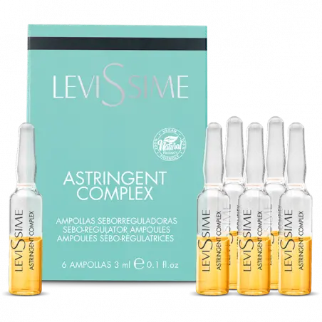 Levissime Ampulas Seboregulējošs Astringents komplekss 6 x 3ml - 1 - Profesionālā kosmētika