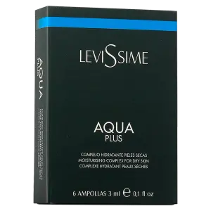 Levissime Aqua Plus Ampollas para Pieles Secas 6 x 3ml - 1 - Cosmética profesional