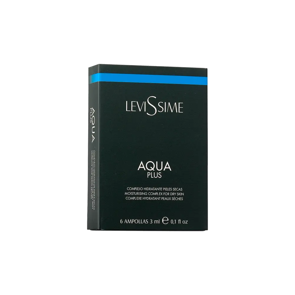 Levissime Aqua Plus Ampuller til tør hud 6 x 3 ml - 1 - Professionel kosmetik