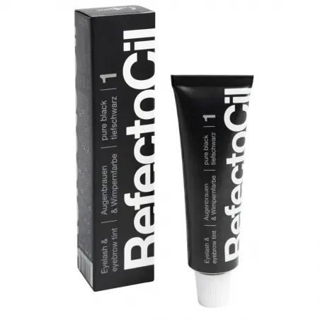 Refectocil 1 melns uzacu un skropstu krāsa 15ml - 1 - Uzacu krāsa RefectoCil