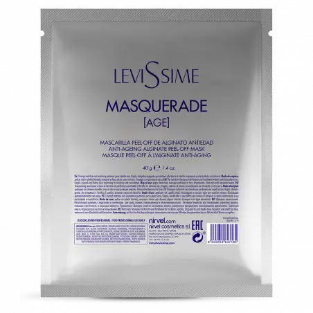 Levissime Algināta maska ​​noņemšanai Masquerade Age 40g - 1 - Profesionālā kosmētika