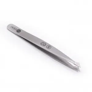 VEKI Pinzas para cejas con punta inclinada B02 - 1 - Pinzas para cejas