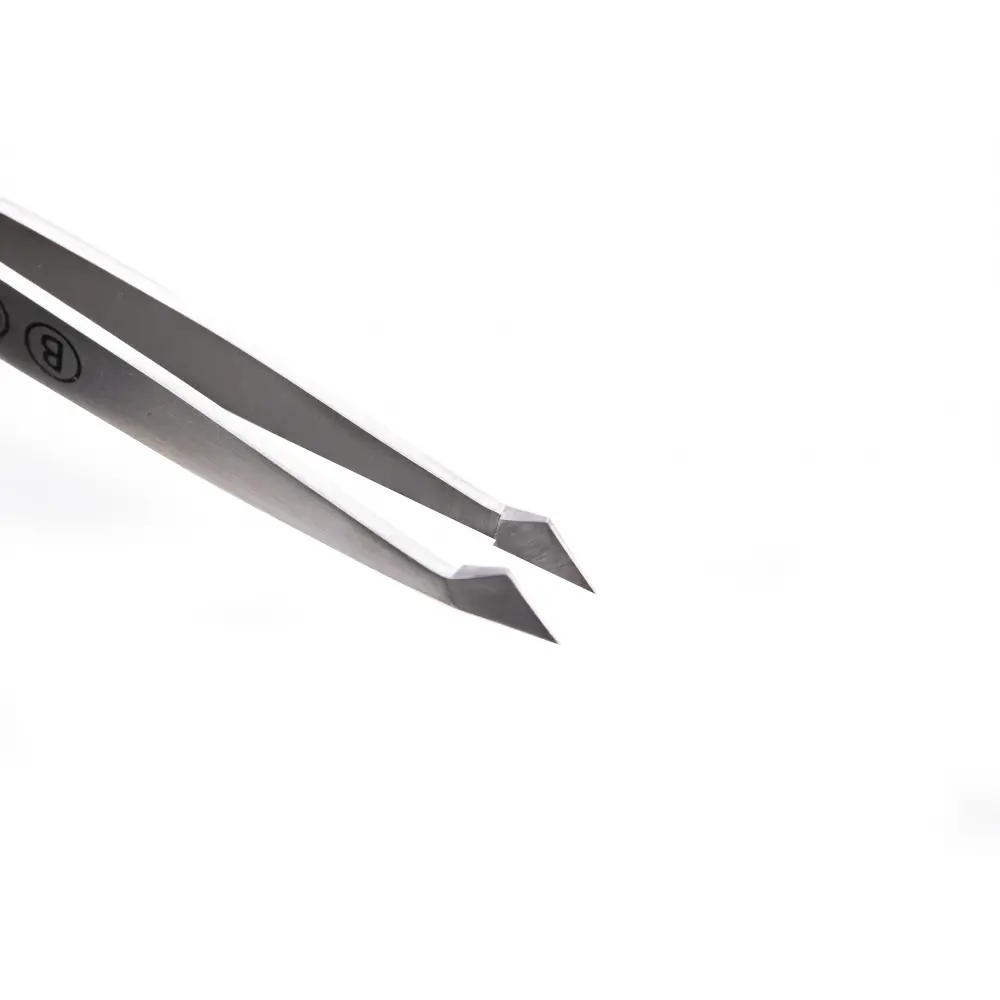 VEKI Pince à sourcils avec biseau pointu B02 - 2 - Pince à sourcils