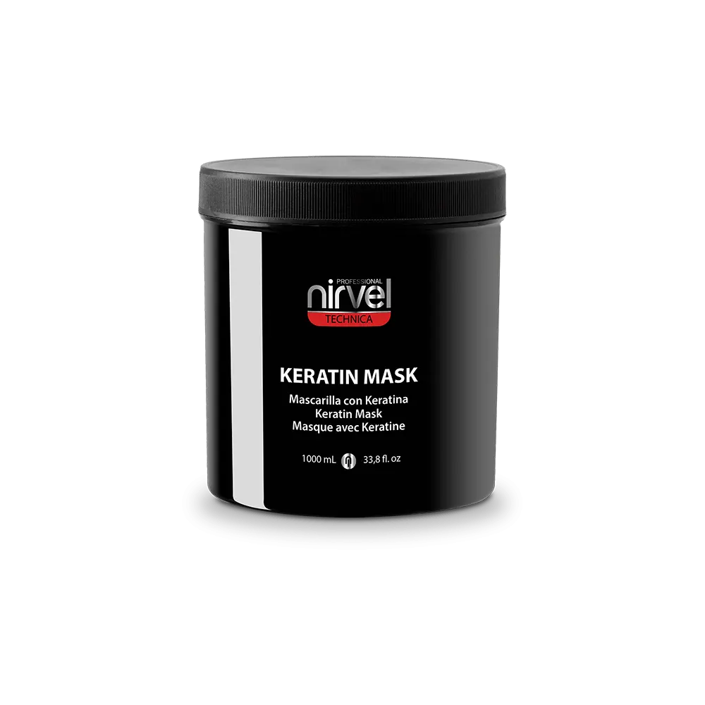 Nirvel Keratin Mask Емулсия за коса с кератин 1000 мл - 1 - Професионална козметика