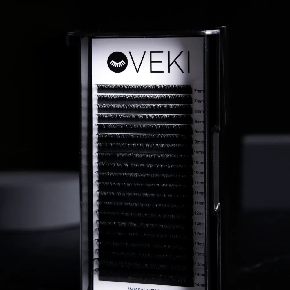 0,20 C zakrivenie prírodné matné predĺženie rias (20 radov) - 8 - Predlžovanie mihalníc metódou riasu po riase