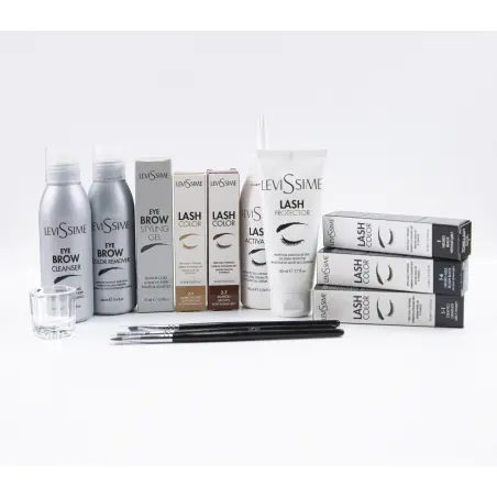 Комплет за боење на веѓи и трепки Levissime Lash Color - 1 - Китови