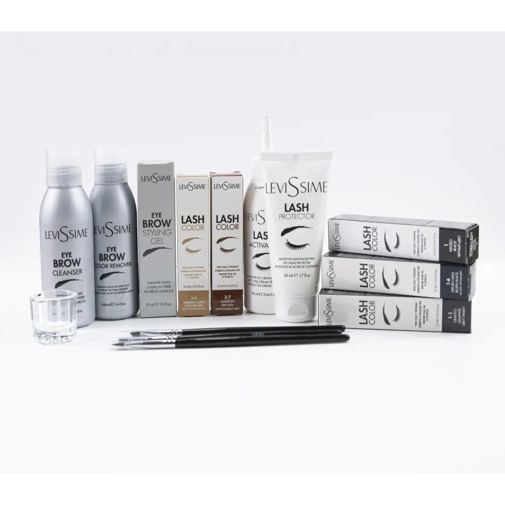 Σετ βαφής φρυδιών και βλεφαρίδων Levissime Lash Color - 1 - Κιτς