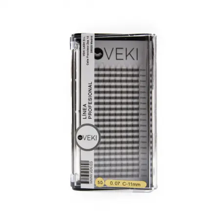 VEKI Pestañas Volumen 5D Prearmados - 8 - Abanicos prearmados de volumen
