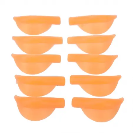 10 oranssia silikoonimuottia ripsien kohotukseen XS/S/M/L/XL - 8 - Ripsien nostotuotteet