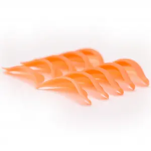 10 Silikoniniai formelės blakstienų liftingui oranžinės spalvos XS/S/M/L/XL - 1 - Blakstienų pakėlimo produktai