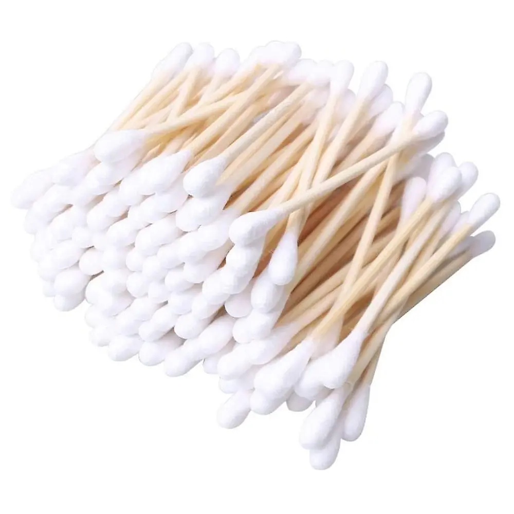 Bastoncillos de bambú y algodón ecológico 100 ud. - 2 - Desechables