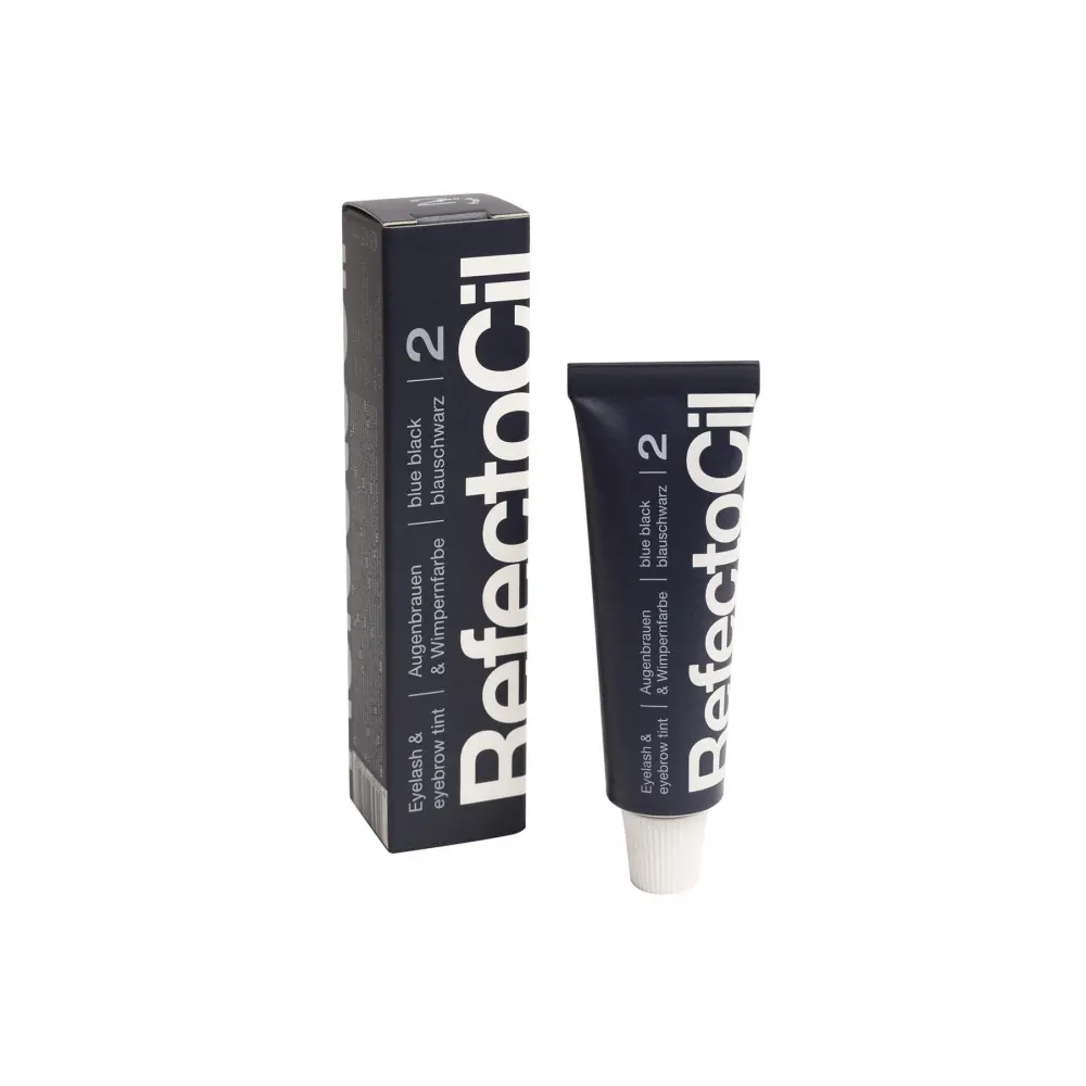 Refectocil 2 Preto Azulado tinta para sobrancelhas e pestanas 15ml - 1 - Tintura de Sobrancelhas RefectoCil