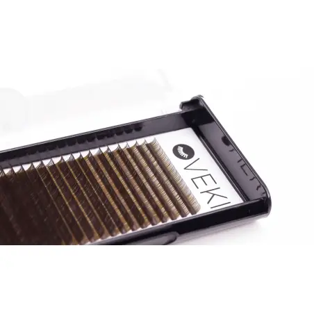 0.07 Dark chocolate eyelash extensions - 5 - Volume Eyelash Extensions