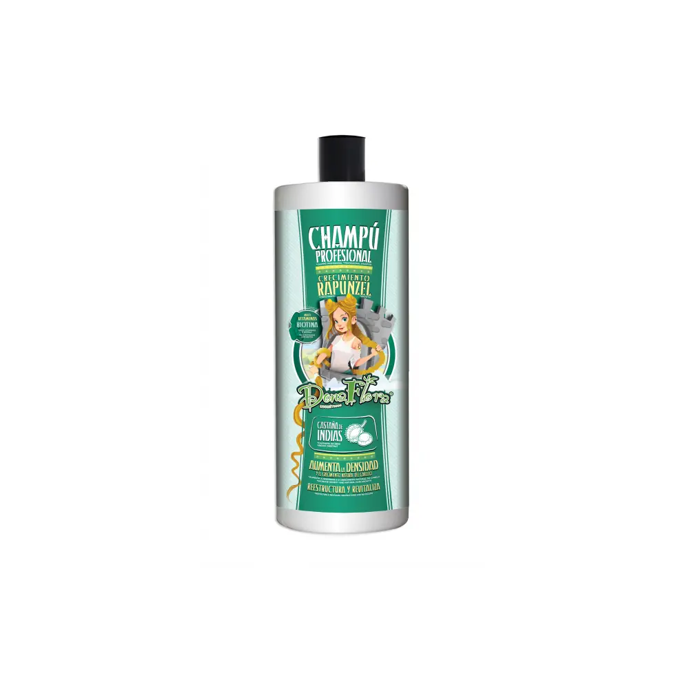 Dona Flora Rapunzel Champô para Crescimento do Cabelo 1000ml - 1 - Cabelo