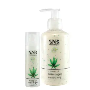 SNB Crema-Gel para Manos y Cuerpo con Esferas de Aloe Vera y Aceite de Cáñamo 30ml / 250ml - 1 - Cuidado de manos y pies