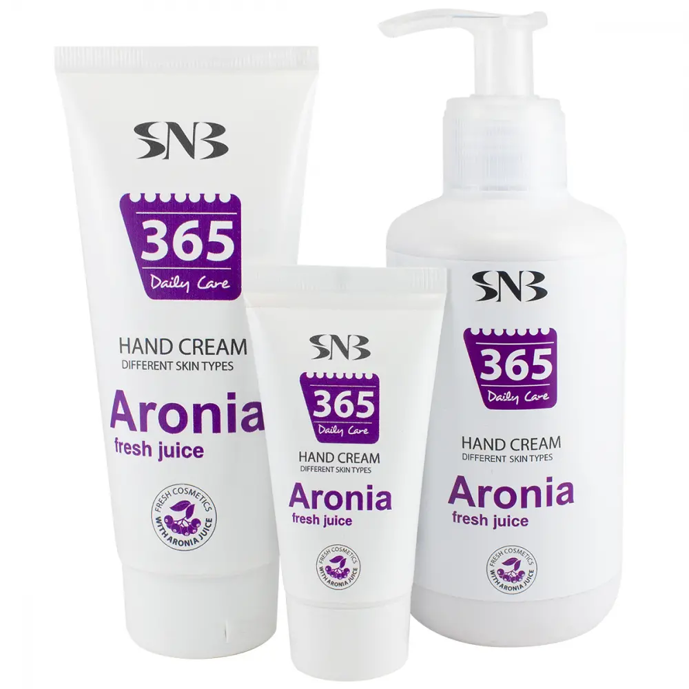 SNB Håndcreme 365 med Aronia Juice 100ml / 250ml - 1 - Hånd- og fodpleje