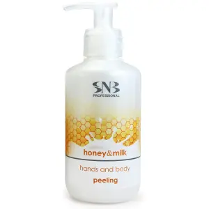 SNB Peeling de manos y cuerpo Miel y Leche 250ml - 1 - Cuidado de manos y pies