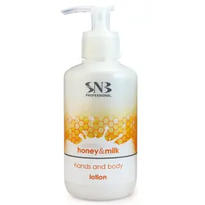 SNB Loción para Manos y Cuerpo Miel y Leche 250ml - 1 - Cuidado de manos y pies