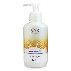 SNB Baño para Manicura Miel y Leche 250ml - 1 - Cuidado de manos y pies