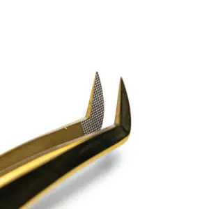 VEKI Pinzas para Extensiones de Pestañas con Nano Fibra V06 - 1 - Pinzas para pestañas