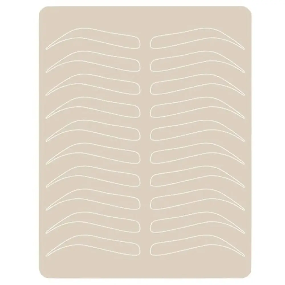 Piele sintetică pentru practică de microblading cu sprâncene pre-desenate - 1 - Instrumente pentru microblading