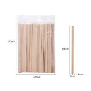 VEKI Espátulas de Madera 140mm - 2 - Desechables