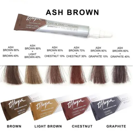 Thuya Aschbraun Augenbrauen- und Wimpernfarbe 14ml - 4 - Thuya Augenbrauenfarbe